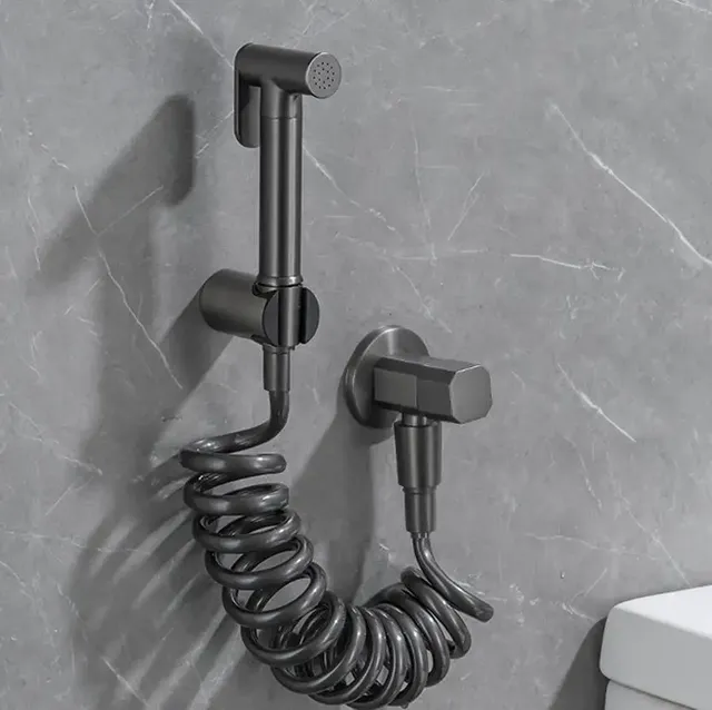 Robinets de pulvérisation de Bidet mélangeur gris Gunmetal – vue 2