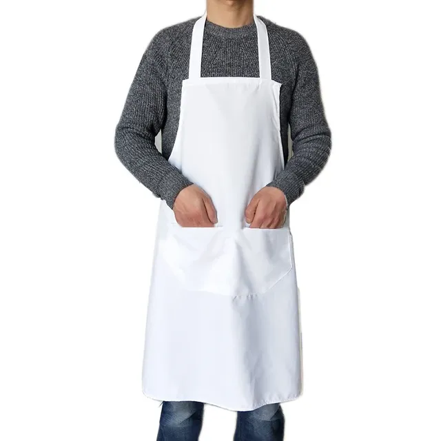 Tablier cuisine unisexe longueur genou bretelle réglable… – vue 6