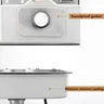 Evier Cuisine Acier Inoxydable Brossé Epais Encastrable… – vue 3