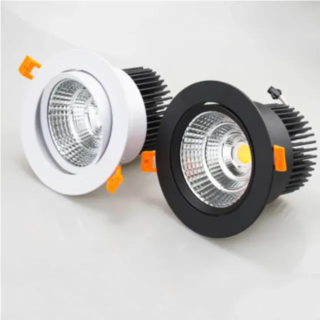 Rond Dimmable encastré LED Downlights 5W 7W 9W 12W 15W… – vue 3