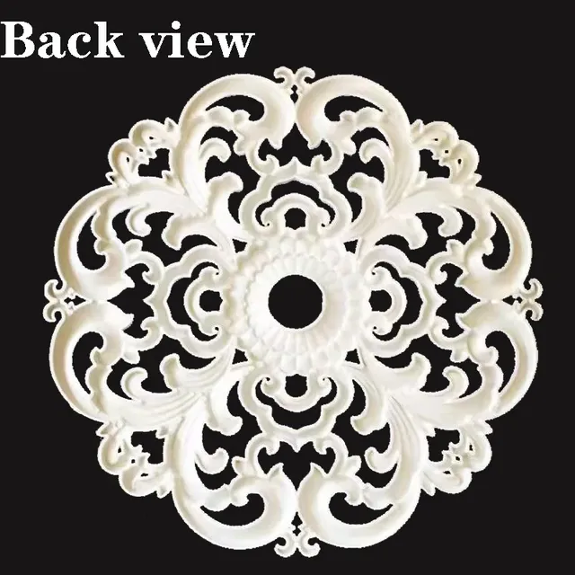 Rosace plafond décorative ronde baroque rococo motifs… – vue 2