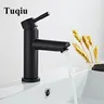 Mitigeur lavabo bain noir mat inox 304 monocommande bec… – vue 6