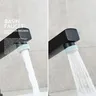 Mitigeur lavabo monocommande noir mat contemporain carré… – vue 4