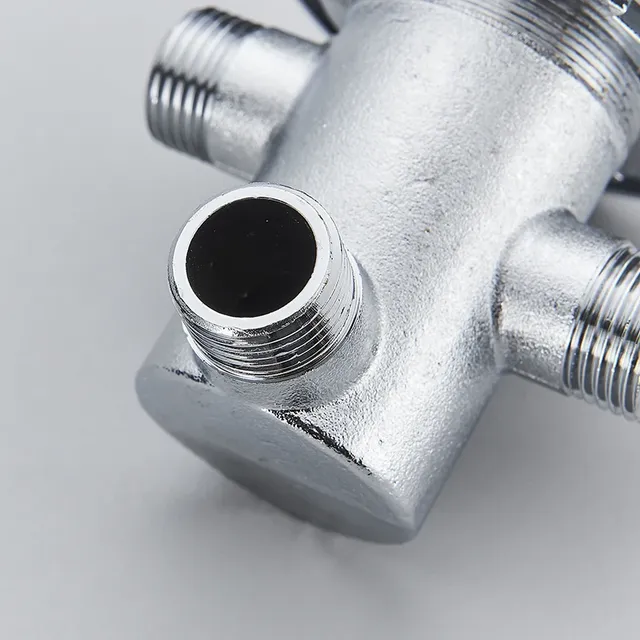 Vanne thermostatique laiton chromé encastrée trois voies… – vue 5