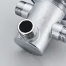 Vanne thermostatique laiton chromé encastrée trois voies… – vue 5
