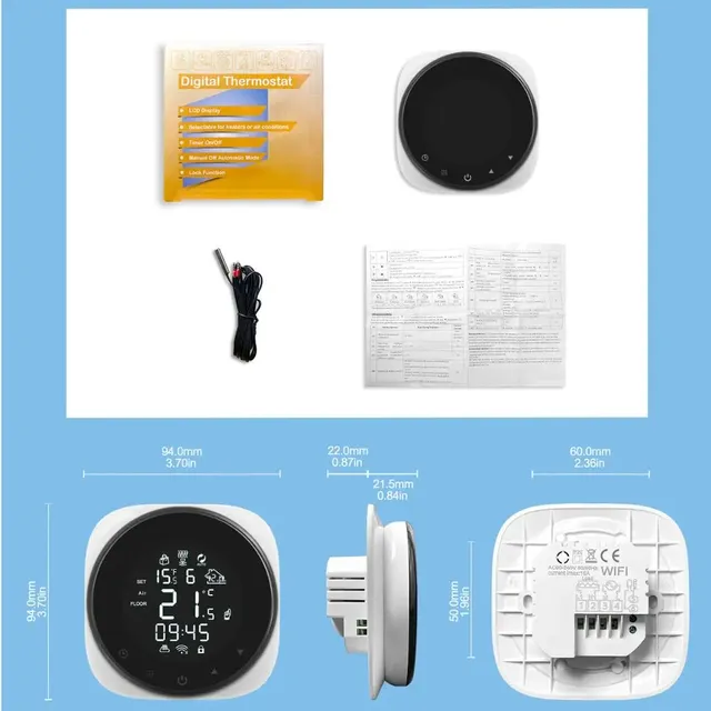 Tuya Smart Wifi ThermoandreTemperature Contrmatérielle – vue 6