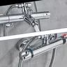Ensemble de douche thermostatique chromé – vue 4