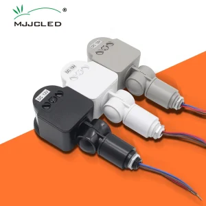 Capteur de mouvement interrupteur 220V 110V 12V lumière LED minuterie PIR mural automatique détecteur de mouvement infrarouge marche/arrêt automatique en plein air
