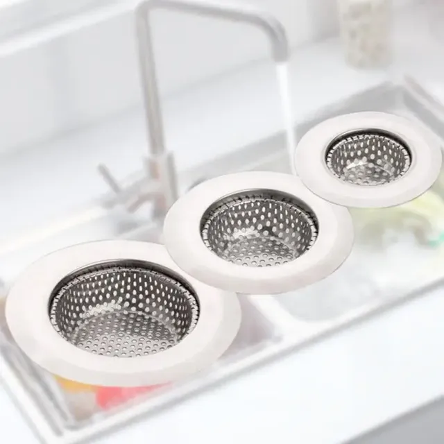 Crépine d'évier de cuisine en acier inoxydable – vue 2