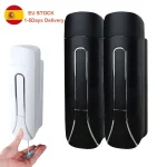 Distributeur Mural Automatique de Savon Liquide pour Shampoing, Accessoires de Salle de Bains, Cuisine, Hôtel, Maison, Gel de Douche et Détergent, 350ml Salle de bain cuisine accessoires Distributeur de détergent