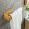 Porte-serviettes en bois sans perceuse – vue 1