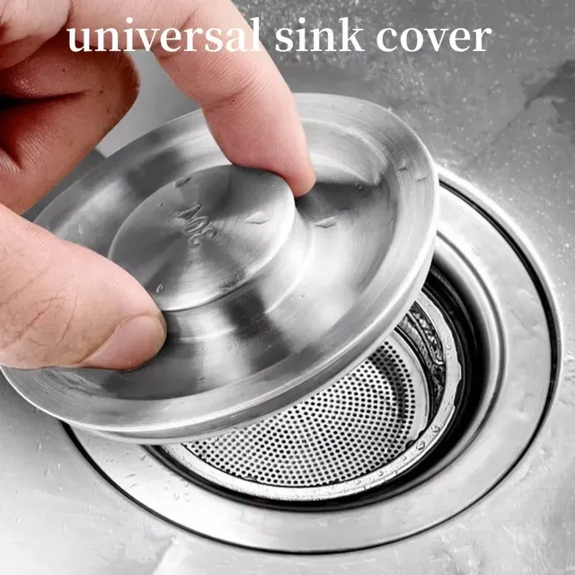 Bouchon de filtre d'évier de cuisine en acier inoxydable… – vue 4