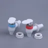 Robinet poussoir plastique ABS blanc compact levier plat… – vue 4