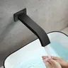 Robinet de lavabo à Induction infrarouge mural noir.… – vue 3