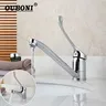 OUBONI robinet mitigeur de lavabo de salle de bains chromé – vue 2
