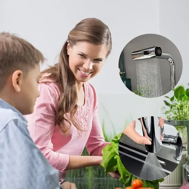 Robinet cascade pivotant robinet réglable à quatre… – vue 5