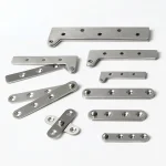 Charnière à bec de poulet, charnières à Pivot cachées à sept mots, charnières à couteau décalé, porte insérée, charnières rotatives à 360 degrés en acier inoxydable