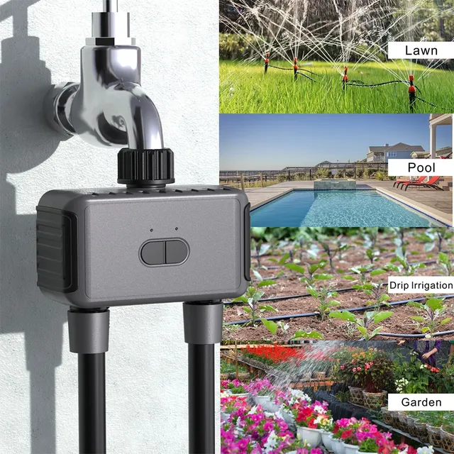Minuterie d'eau de jardin à 2 sorties WiFi… – vue 2