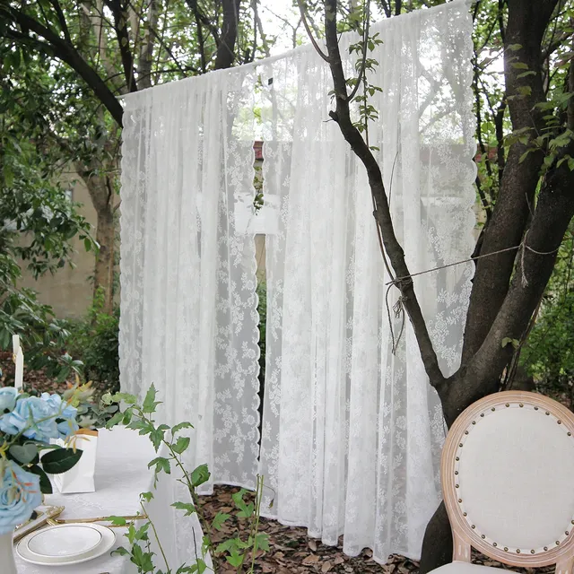 Patio extérieur Voile rideaux transparents panneau… – vue 5