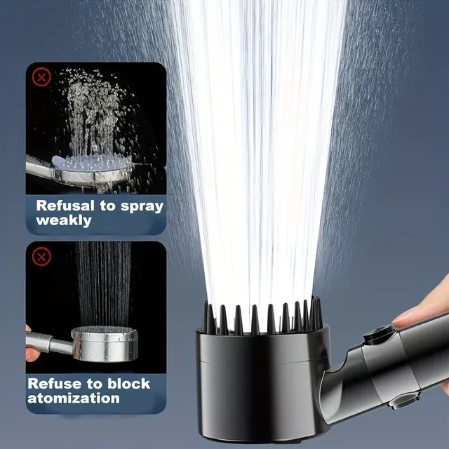 Pommeau de douche à pression à 3 vitesses avec filtre – vue 5