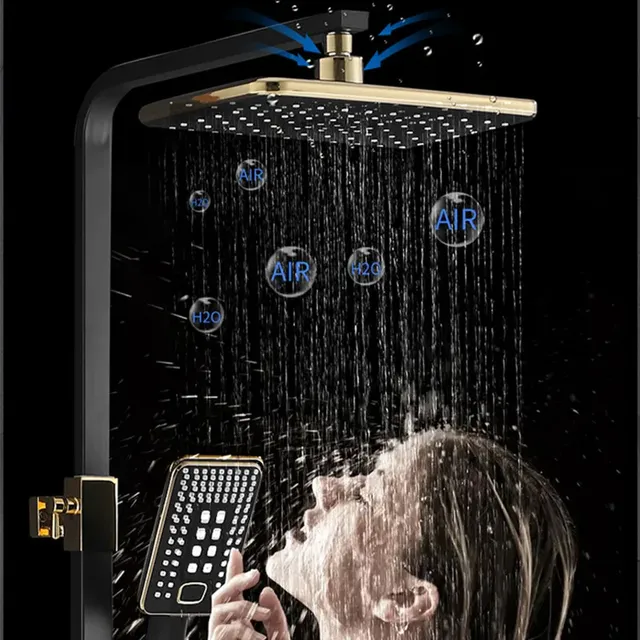 Ensemble de système de douche thermostatique pour salle… – vue 4