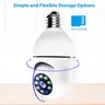Ampoule E27 Caméra Wifi 2.4G Vision nocturne couleur 355… – vue 6
