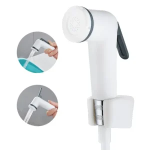 Ensemble de pulvérisateur de bidet à main pour toilettes, pommeau de douche, autonettoyant, ABS, déterminer