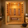 Salle de sauna spa intérieure de luxe moderne – vue 5