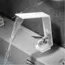 Robinet lavabo monocommande cascade noir mat acier… – vue 5
