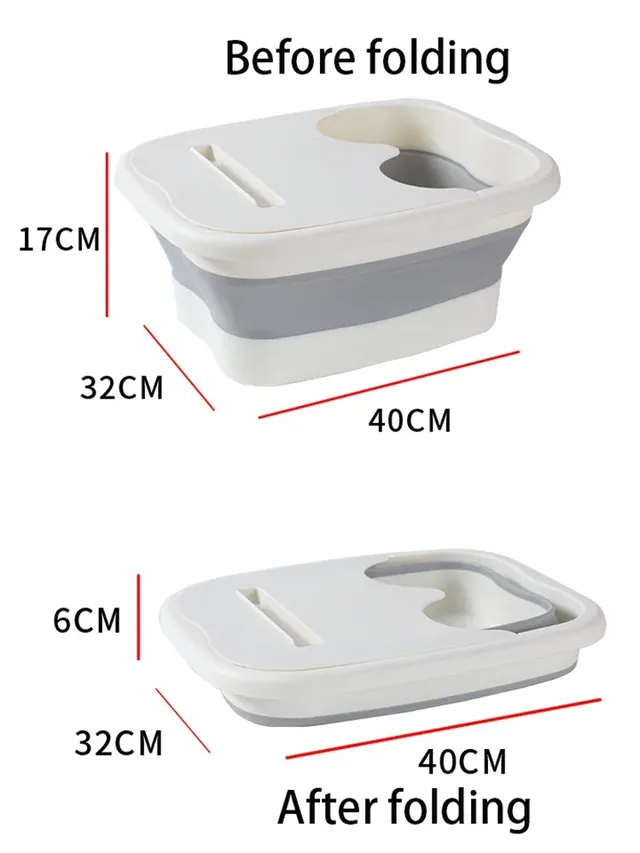 Bain de pieds pliable – vue 5