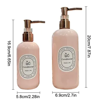 Bouteilles distributrices de savon rechargeables de 250/500 ml