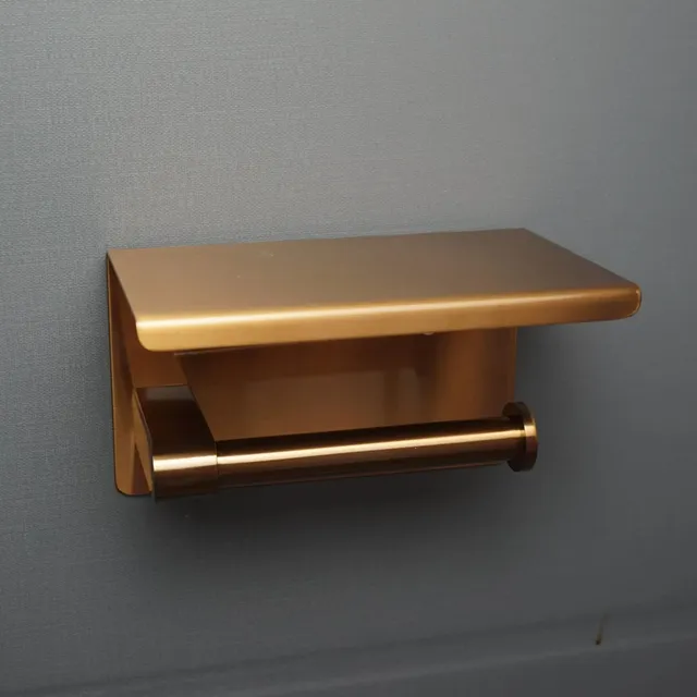 Ensemble d'accessoires de salle de bains muraux en acier… – vue 4
