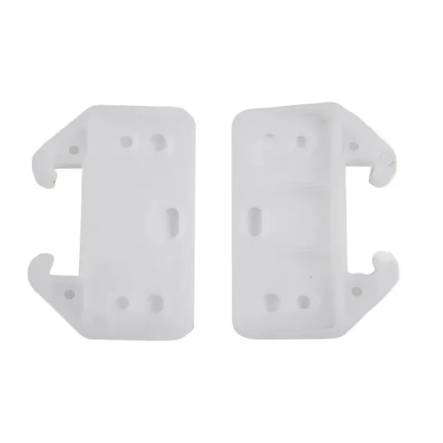 10 guides glissières tiroir plastique blanc translucide…