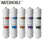 Cartouche de filtre à eau en ligne de 10 pouces, connexion rapide, charbon actif en coton PP pour système RO, réfrigérateur, machine à glaçons, élimination du chlore