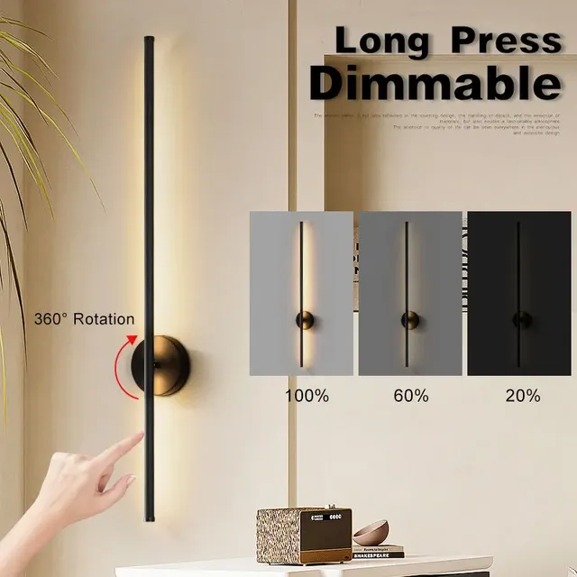 Corps de lampe interrupteur tactile lampes murales LED à…