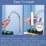 Pommeau douche mural multijet tête tubulaire allongée… – vue 5