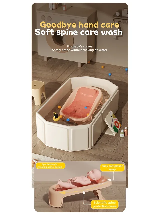 Baignoire pliante épaisse portable pour enfants – vue 4