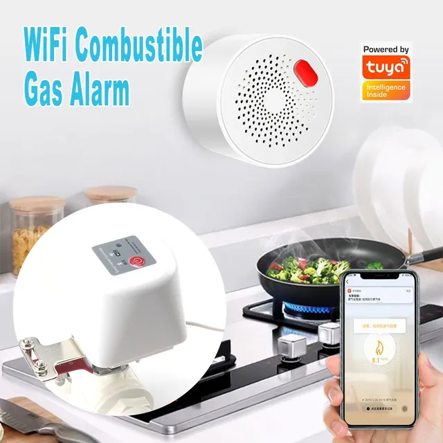 Vanne d'eau de contrôle de manipulateur de gaz Wifi… – vue 2
