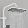 Douchette Blanche à 4 Voies avec Bouton Réer – vue 2