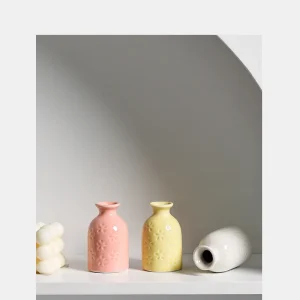 Petit Vase en céramique, Style Ins, niveau d&rsquo;apparence moderne élevé, Vase d&rsquo;arrangement de fleurs séchées, Vases de pièce de décoration pour la maison