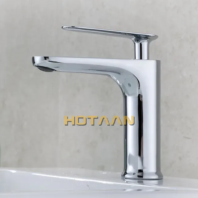 Mélangeur de lavabo robinet d'eau froide et chaude… – vue 5