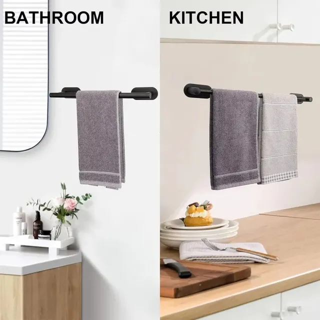 Porte-serviettes télescopique en acier inoxydable – vue 5