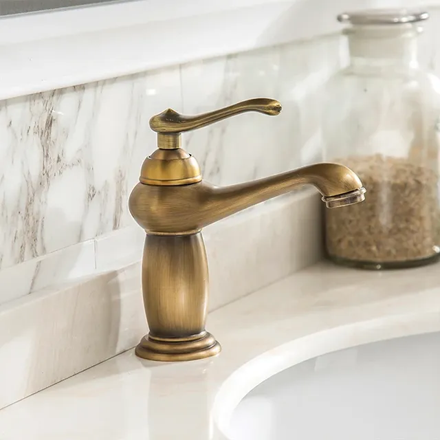 Robinet de salle de bains finition Bronze Antique – vue 4