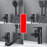 Robinet à poignée unique en laiton avec pommeau de douche – vue 5