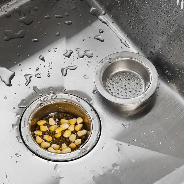 Filtre d'évier de cuisine en acier inoxydable