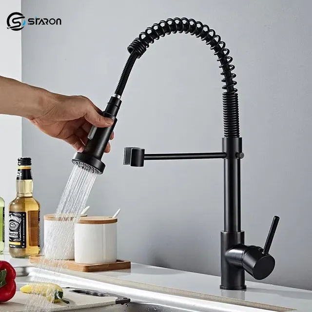 STARON robinet de cuisine en Nickel brossé