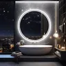 Miroir de salle de bain intelligent LED HD avec lumières – vue 4