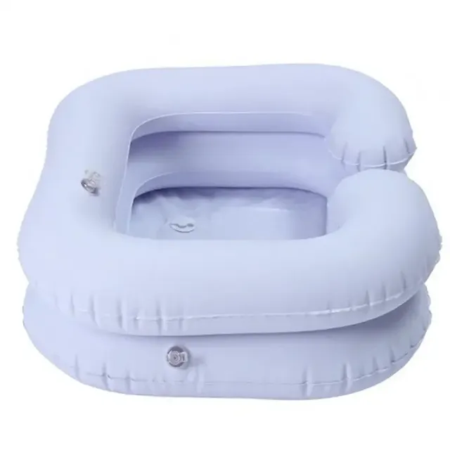 Évier gonflable PVC shampooing bassin lavabo lavabo pour… – vue 4