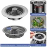 Bonde vidange évier crépine filtre inoxydable 304 brossé… – vue 2