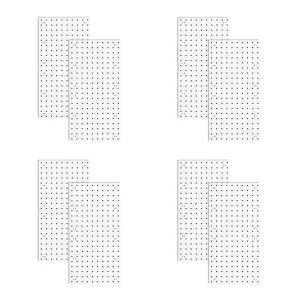 ABKJ-panneaux perforés, panneaux organisateurs muraux, panneaux perforés pour mur, salle d&rsquo;artisanat, cuisine, garage, salon, (16 pièces)